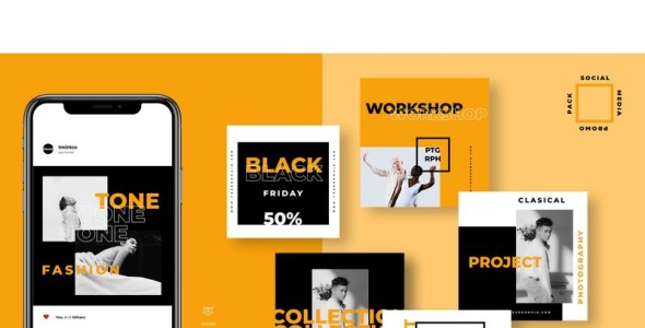 Шаблон для соцсетей на тему графика
