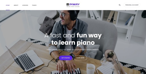 музыкальный многостраничный креативный шаблон joomla