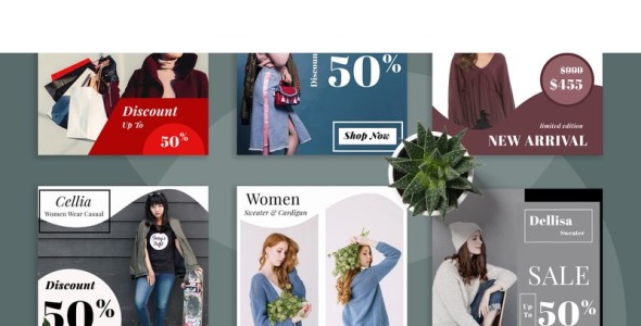 Шаблон для соцсетей на тему графика