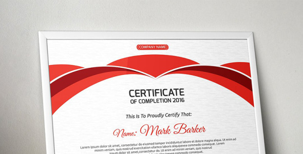 Шаблон сертификата на тему графика