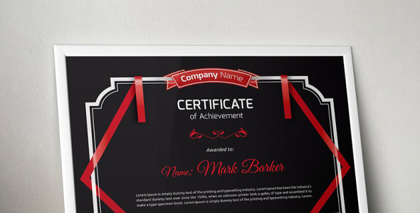 Шаблон сертификата на тему графика