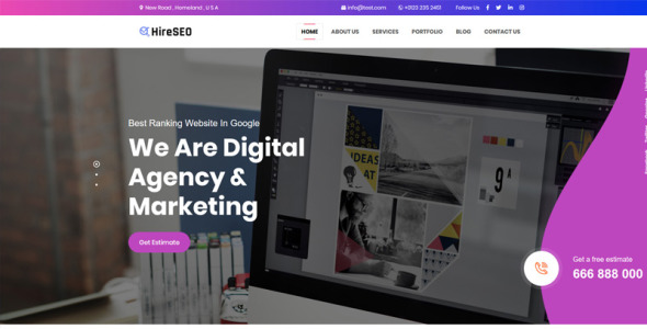 шаблон целевой страницы hireseo