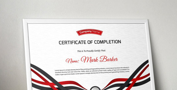 Шаблон сертификата на тему графика