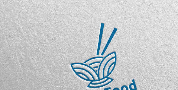 Шаблон логотипа на тему графика