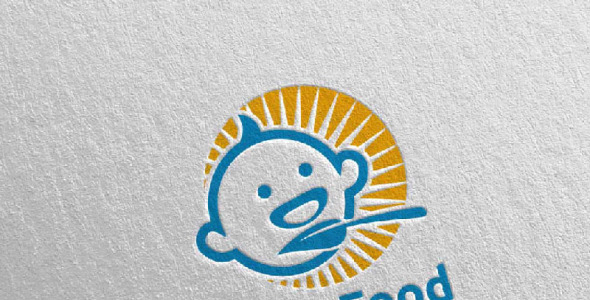 Шаблон логотипа на тему графика