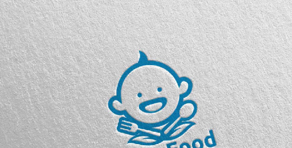 Шаблон логотипа на тему графика