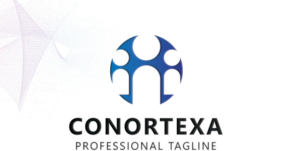 Шаблон логотипа на тему графика