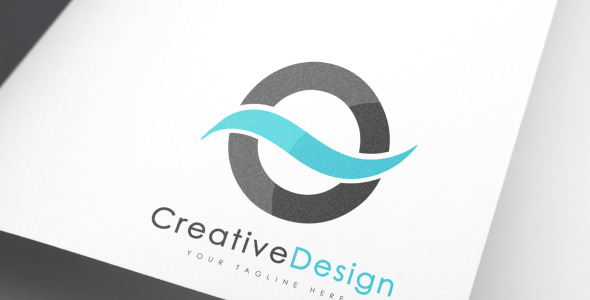 Шаблон логотипа на тему графика