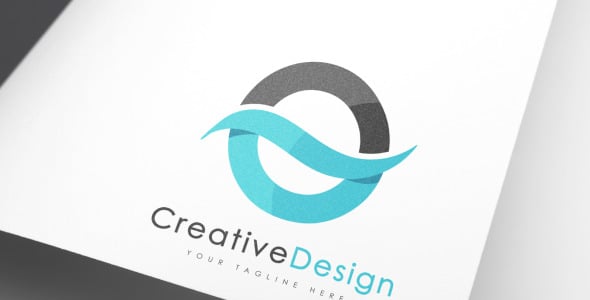 Шаблон логотипа на тему графика