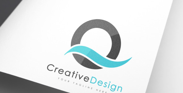 Шаблон логотипа на тему графика