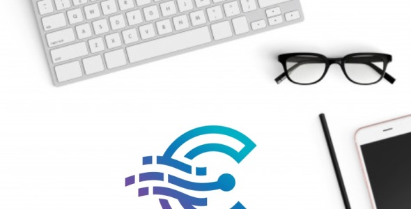 Шаблон логотипа на тему графика