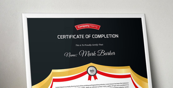 Шаблон сертификата на тему графика