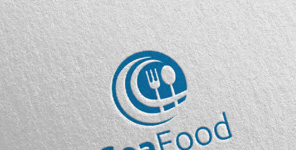 Шаблон логотипа на тему графика