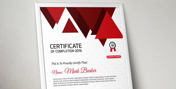 Шаблон сертификата на тему графика