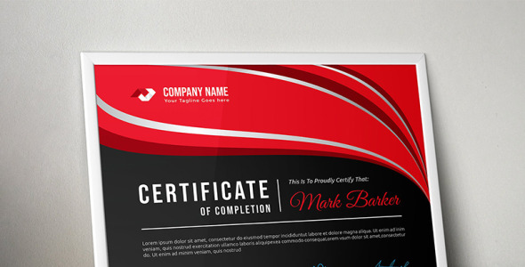 Шаблон сертификата на тему графика