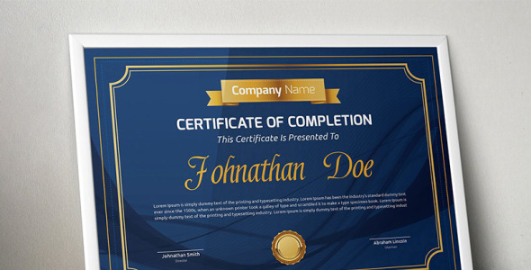 Шаблон сертификата на тему графика