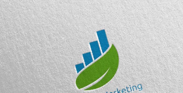 Шаблон логотипа на тему графика