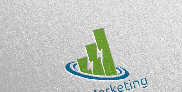 Шаблон логотипа на тему графика