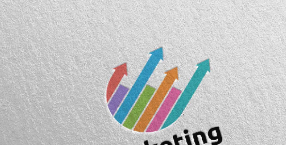 Шаблон логотипа на тему графика