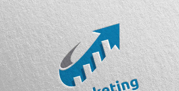 Шаблон логотипа на тему графика