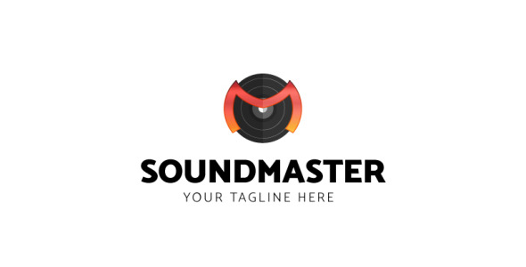 Шаблон логотипа на тему графика