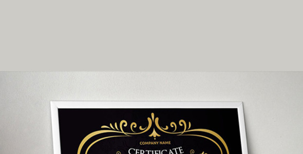 Шаблон сертификата на тему графика