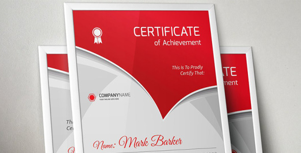 Шаблон сертификата на тему графика