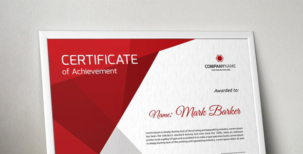 Шаблон сертификата на тему графика