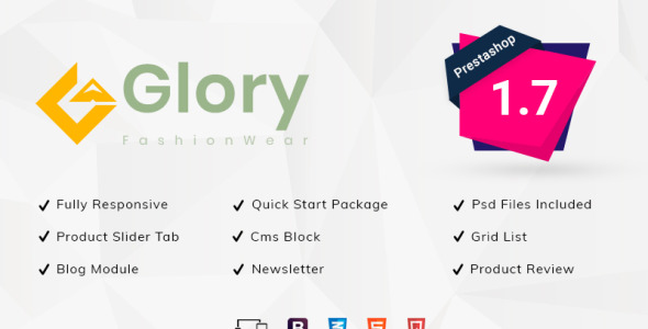 glory fashion wear prestashop theme