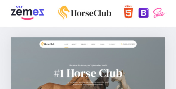 элегантные животные многостраничный HTML шаблон сайта