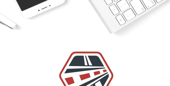 Шаблон логотипа на тему графика