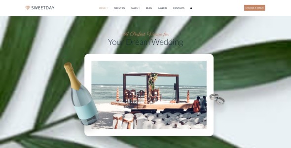 свадебные площадки многостраничный шаблон joomla