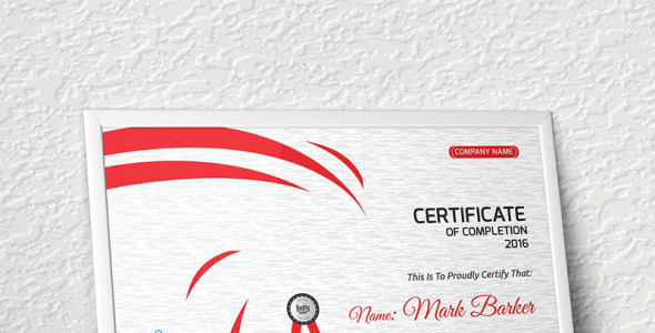 Шаблон сертификата на тему графика