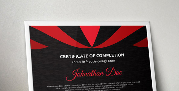 Шаблон сертификата на тему графика