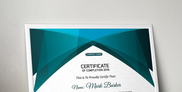 Шаблон сертификата на тему графика