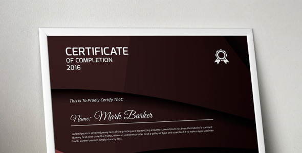 Шаблон сертификата на тему графика