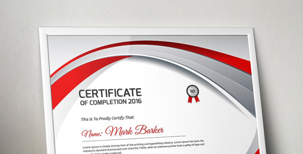 Шаблон сертификата на тему графика