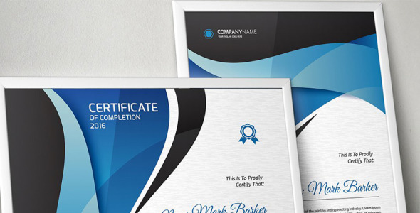 Шаблон сертификата на тему графика