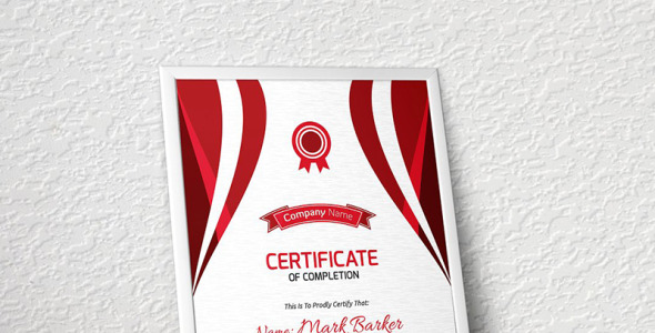 Шаблон сертификата на тему графика