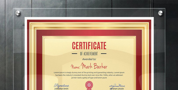 Шаблон сертификата на тему графика