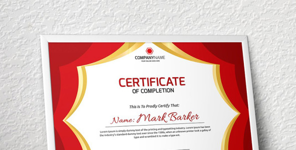 Шаблон сертификата на тему графика