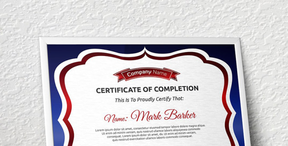 Шаблон сертификата на тему графика