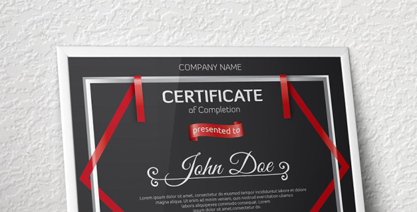 Шаблон сертификата на тему графика