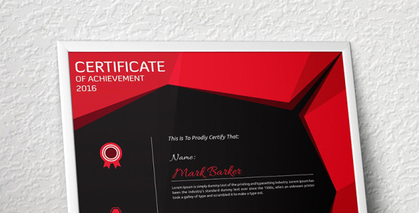 Шаблон сертификата на тему графика