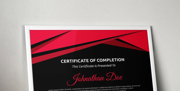 Шаблон сертификата на тему графика