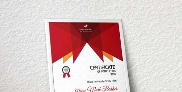 Шаблон сертификата на тему графика