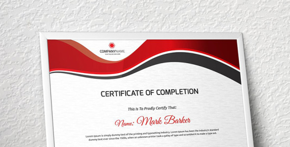 Шаблон сертификата на тему графика