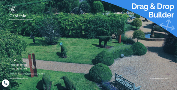 садовый и ландшафтный дизайн moto cms 3 шаблон