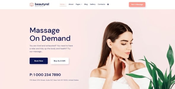 шаблон салона красоты joomla