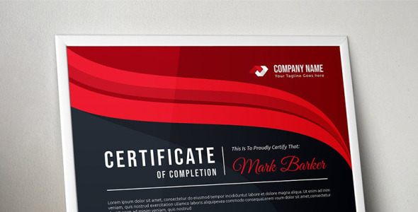 Шаблон сертификата на тему графика